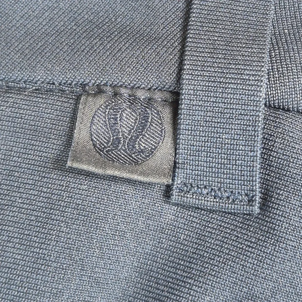 Lululemon ABC Slim-Fit Trouser Pant Men 36 Navy Blue Warpstreme Stretch